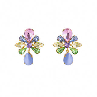 Orecchini clip pendenti large Printemps
