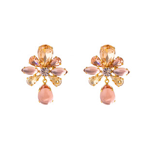 Orecchini clip pendenti large Printemps