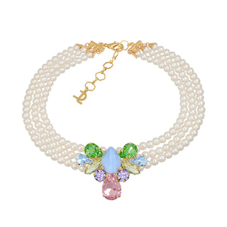 Collier perle Printemps
