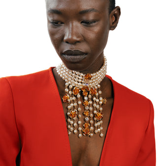 Choker 5 fili Dew Drops