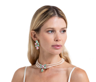 Collier perle Printemps