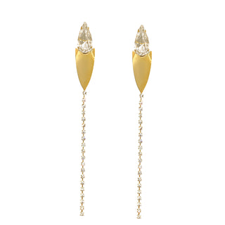 Orecchini strass Catwoman