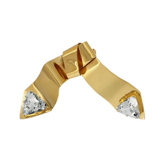 Spilla Cravatta con cristalli Smoking