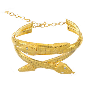 Choker Golden Snake