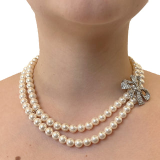 Collana girocollo due fili Little Bow