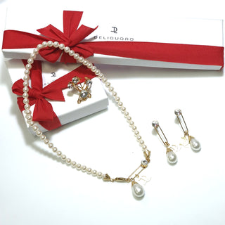 Collana con ciondolo Pin & Pearl