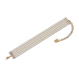 Choker basso 5 fili di perle Labuan