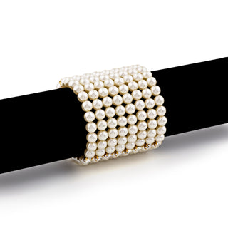 Bracciale polsino perle Labuan