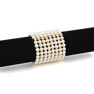 Bracciale polsino perle Labuan