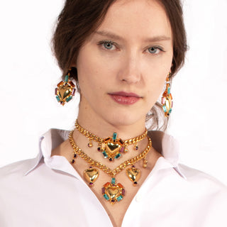 Collier Charms  Precious Heart