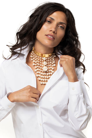 Choker Sparkling Pearls
