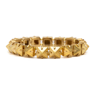 Bracciale singolo borchie Déco Rock