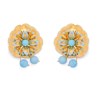 Orecchini Clip Flower