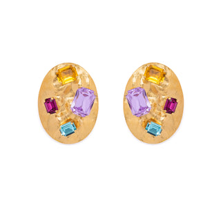 Orecchini Clip Frozen Stones