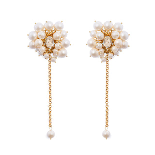 Les Bon Bon long drop earrings