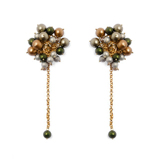 Les Bon Bon long drop earrings